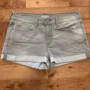 Denizen from Levi's Women's Gray Denim Shortie Shorts